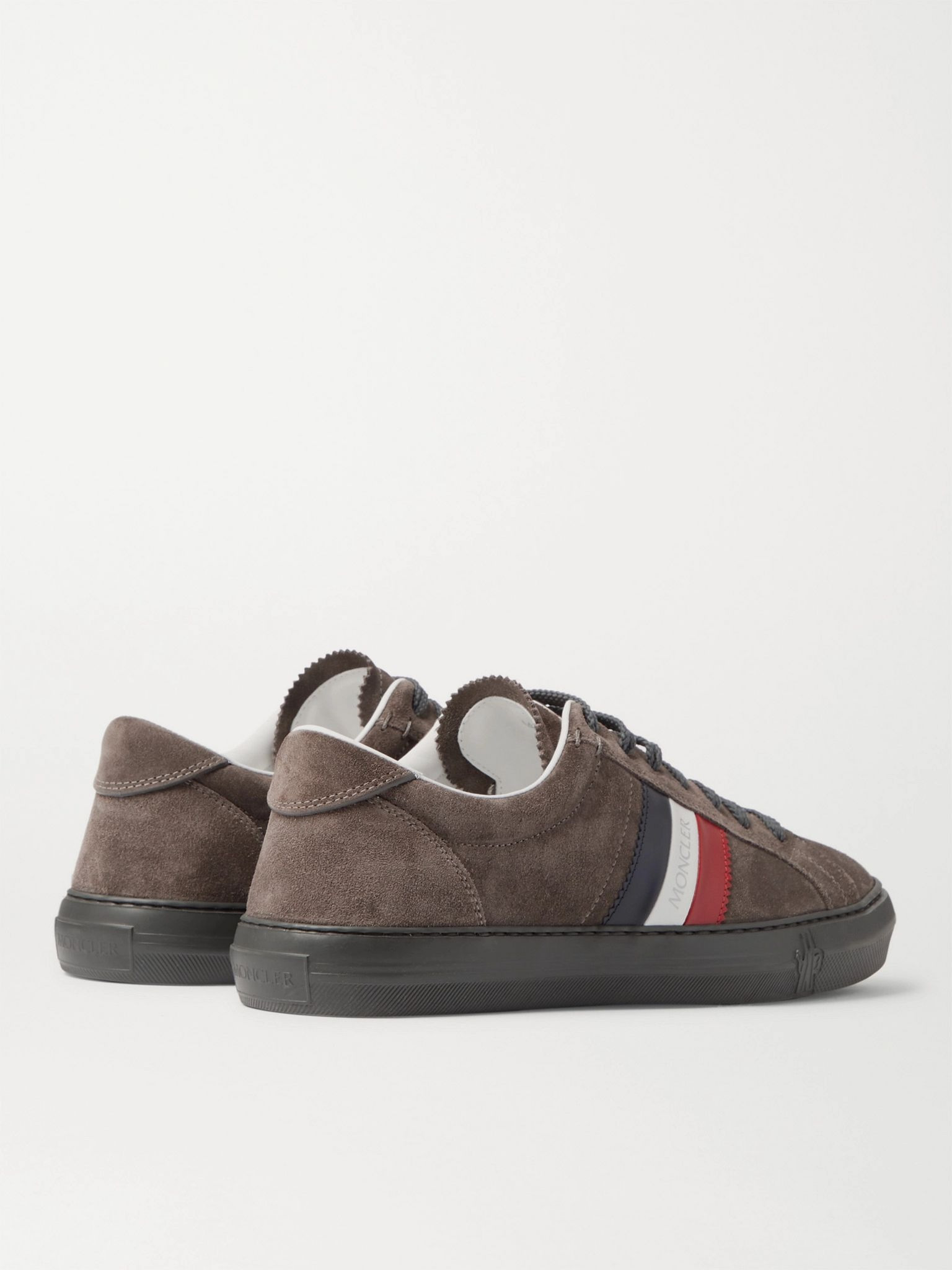 New Monaco Suede and Leather Sneakers Brown - 5