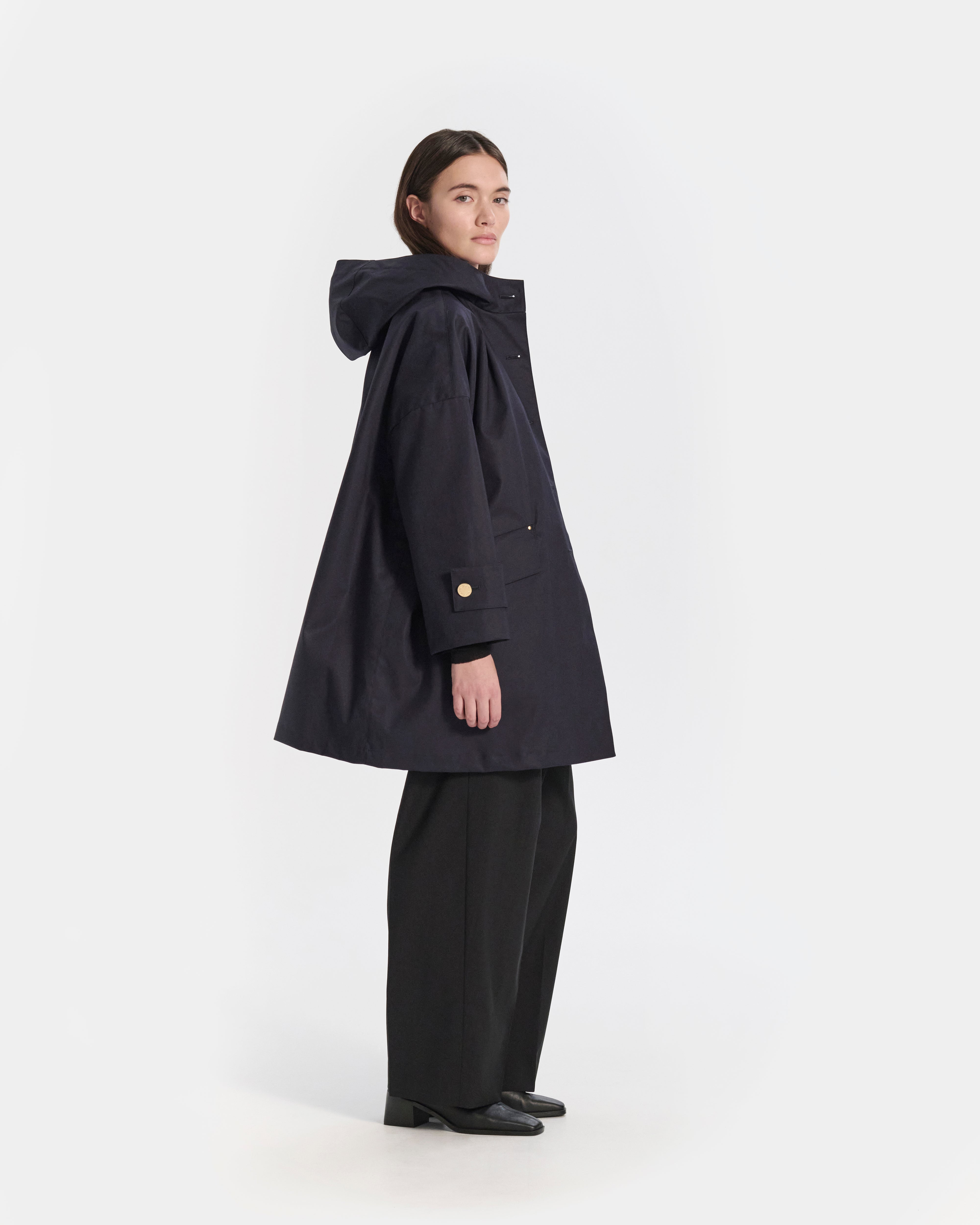 Humbie Raintec Hooded Short Coat - 2