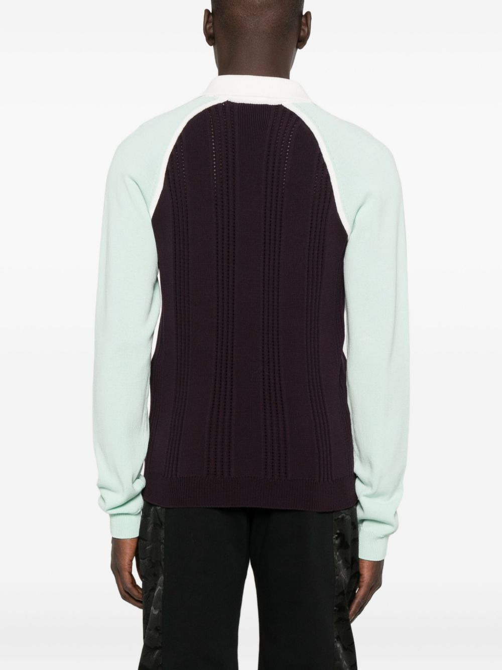 colourblock polo shirt - 3