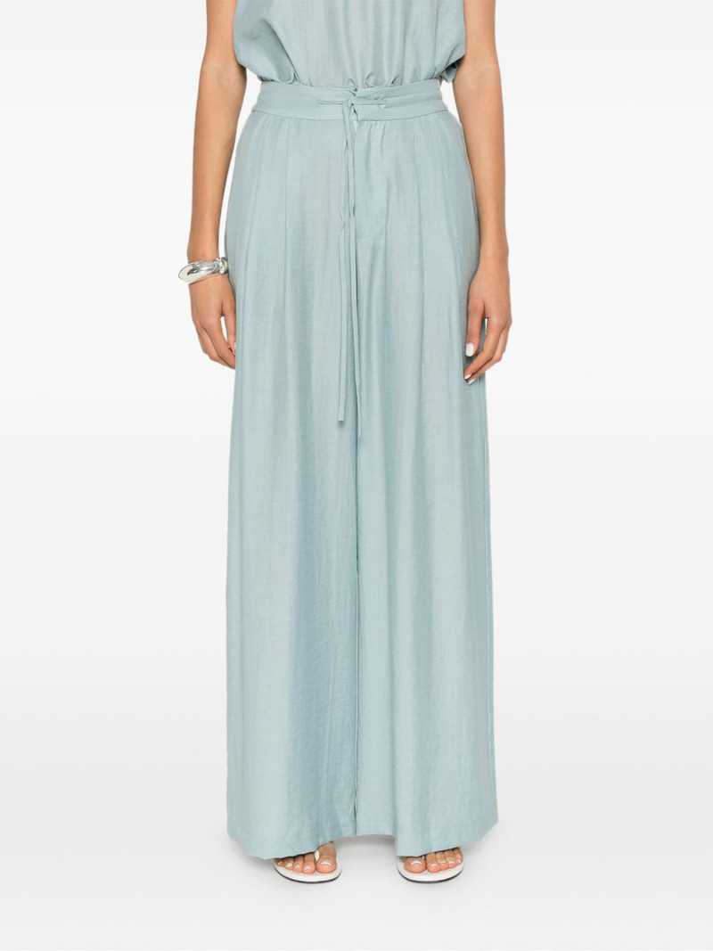 drawstring wide-leg trousers 3