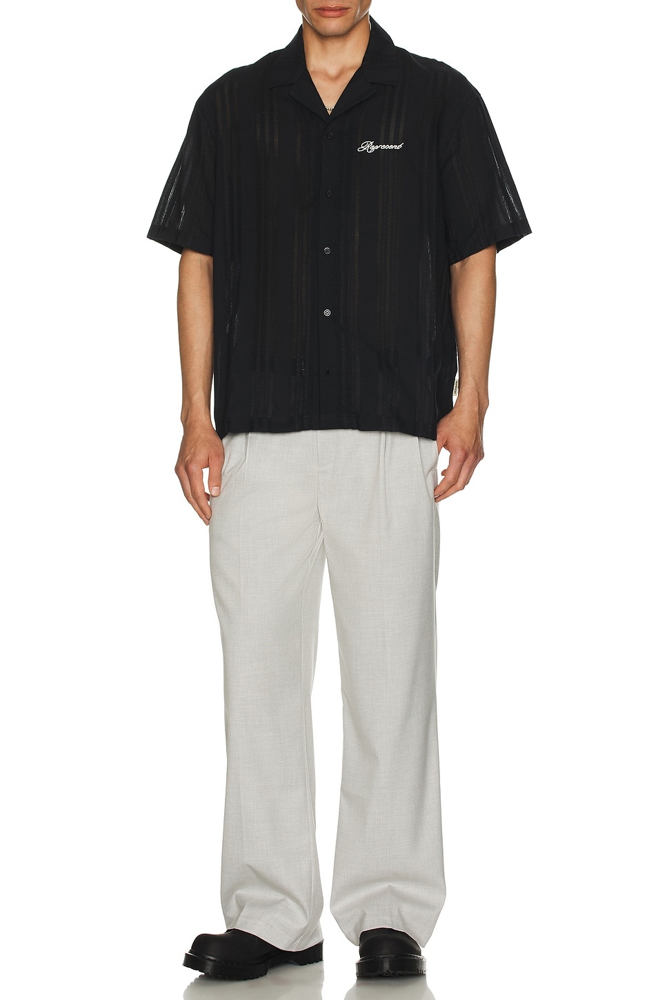 Embroidered Bowling Shirt - 5