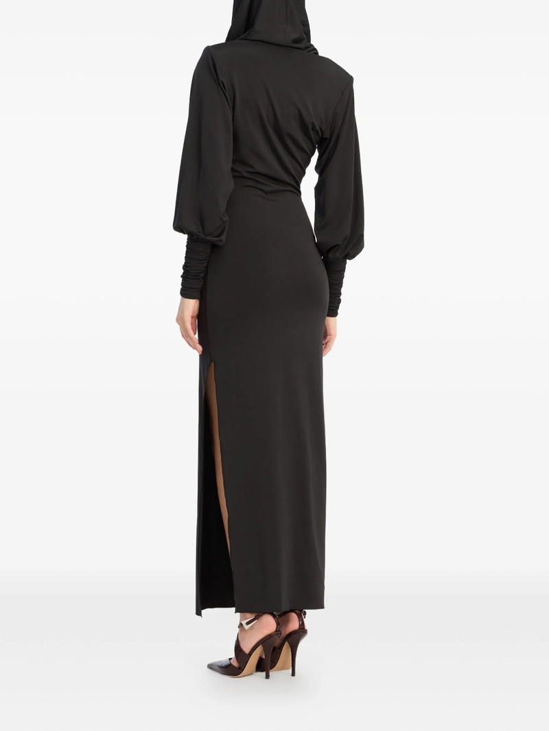 ROTATE Rotate Hooded Slinky Maxi Dress outlook
