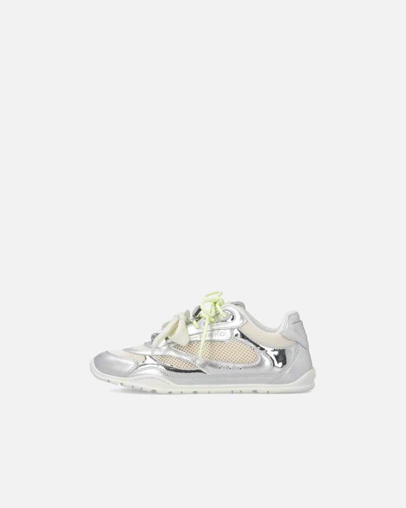 PINKO LAMINATED SNEAKERS WITH DOUBLE LACES AND JEWEL DETAILS outlook