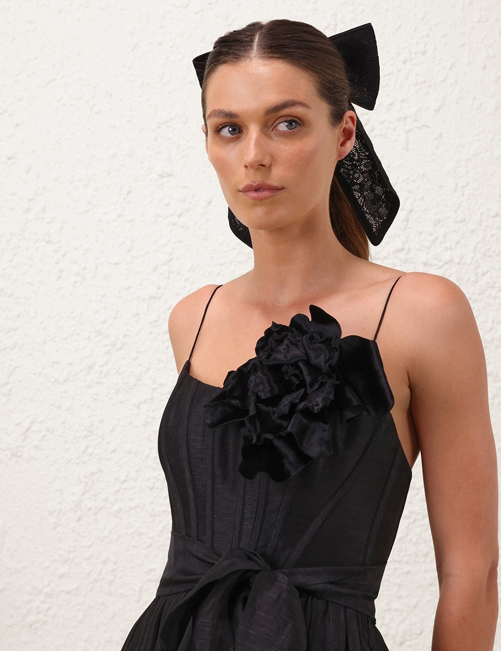 LACE BOW SCRUNCHIE - 5
