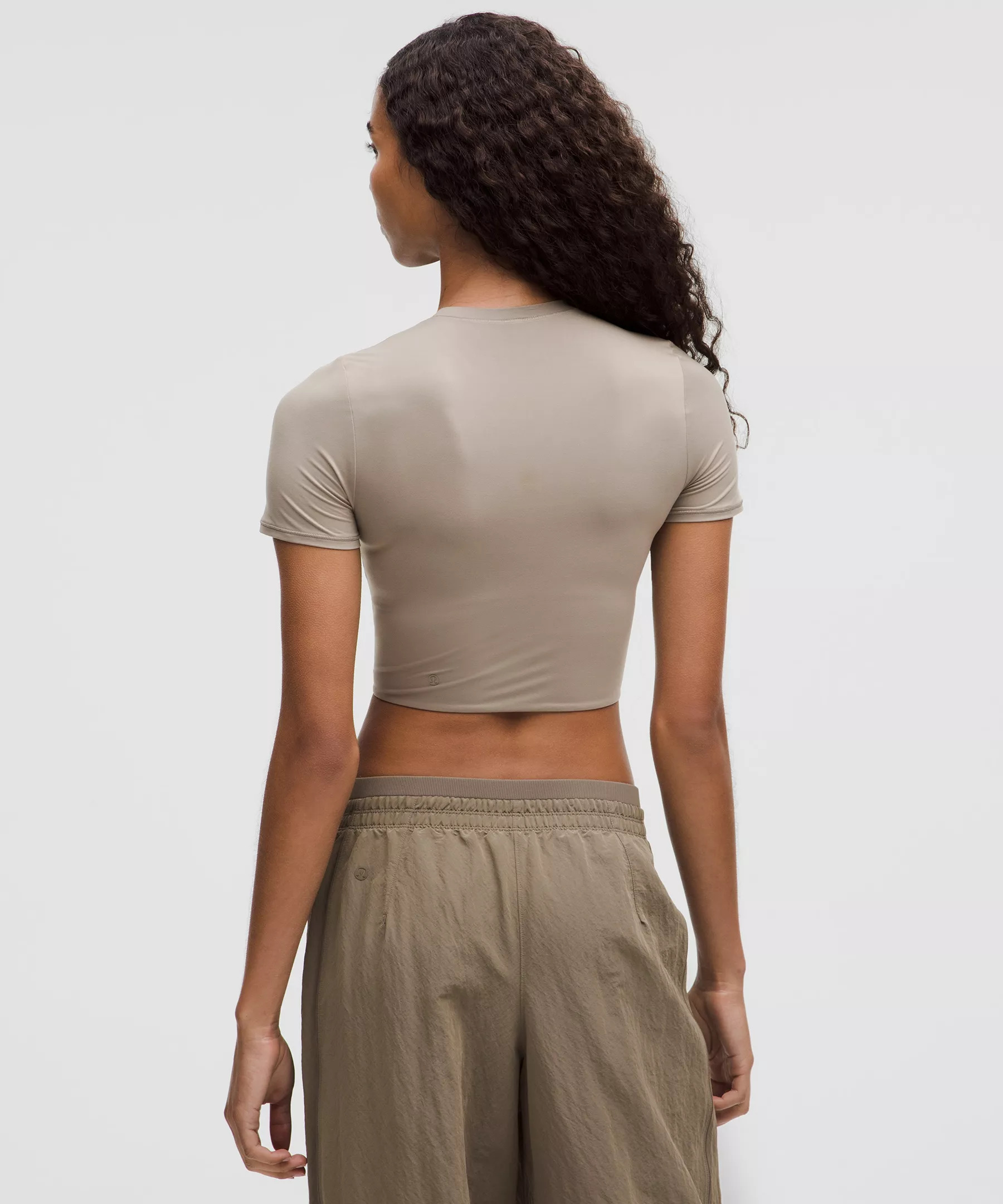 Wundermost Ultra-Soft Nulu Crewneck Cropped T-Shirt - 3
