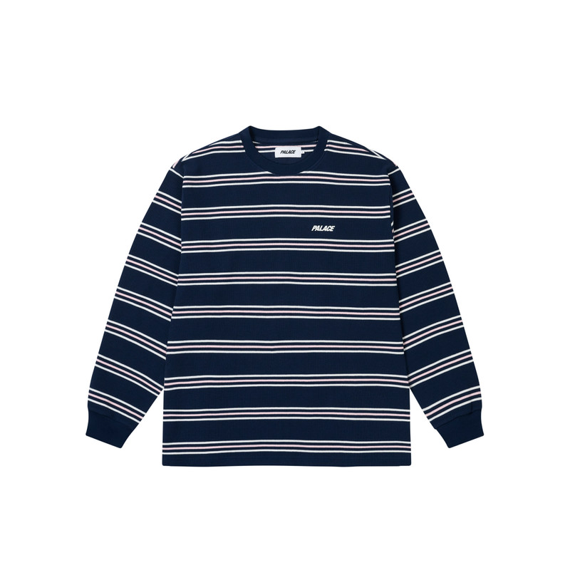 TRIO STRIPE LONGSLEEVE NAVY 1