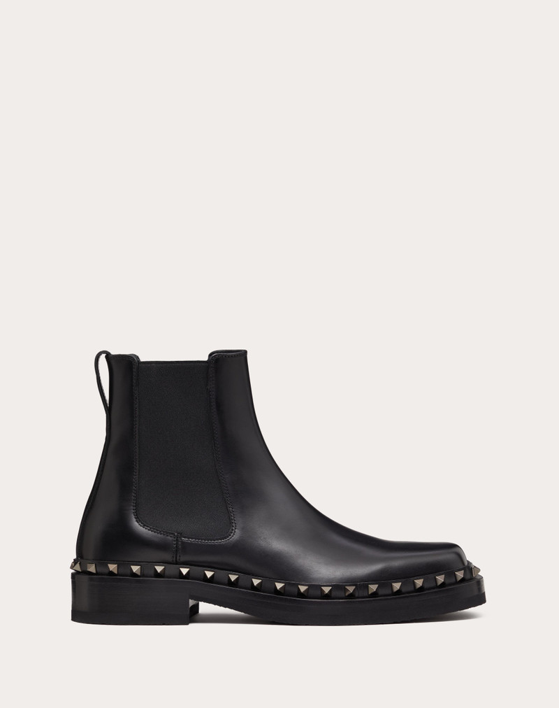 M-WAY ROCKSTUD ANKLE BOOT IN CALFSKIN LEATHER 1