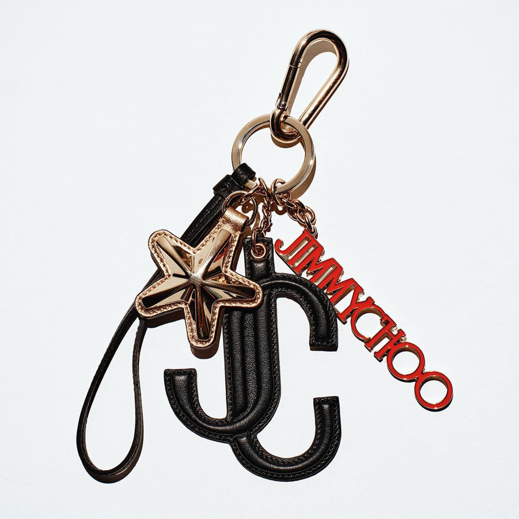 JC Multi Charm
Black & Orange Calf Leather Star Logo Bag Charm - 4