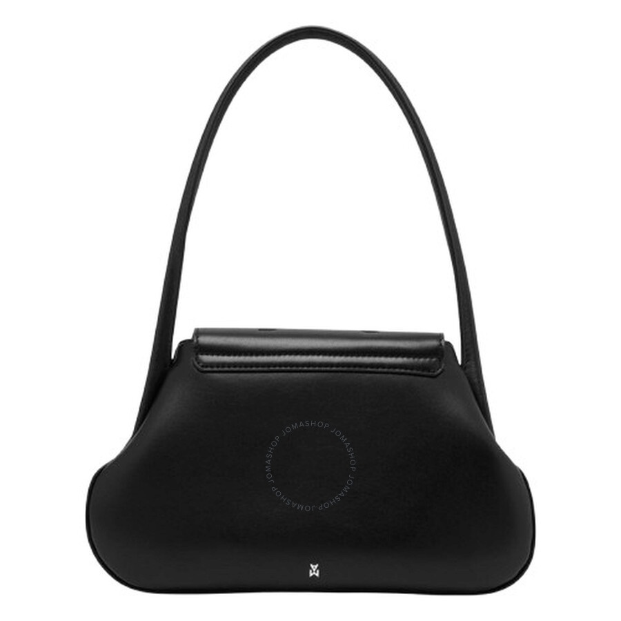 Amina Muaddi Ladies Black Gemini Leather Shoulder Bag - 2