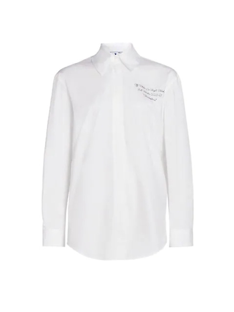 White Basic Logo Shirt 1