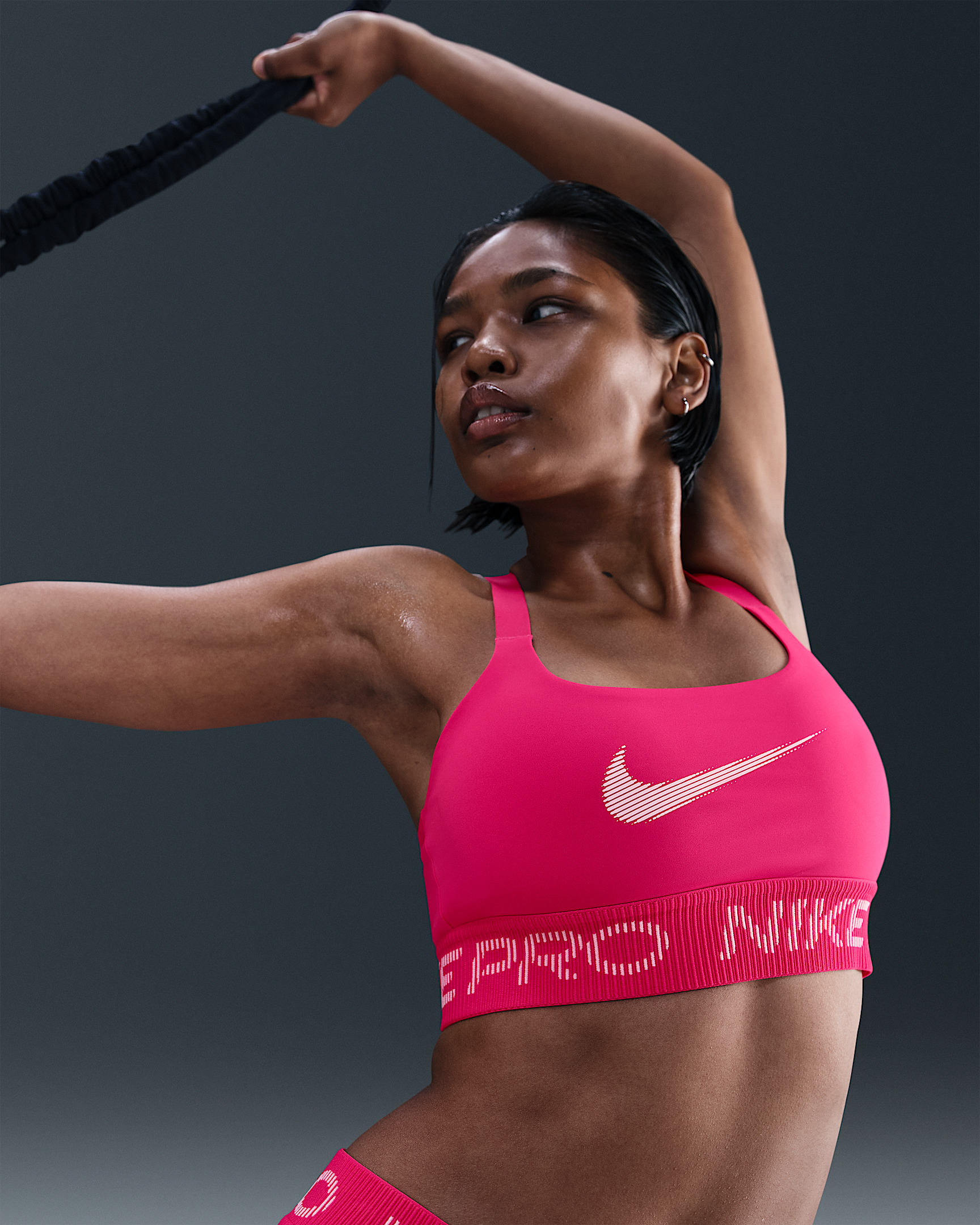 Nike Pro Women's Light-Support Non-Padded Sports Bra - 3