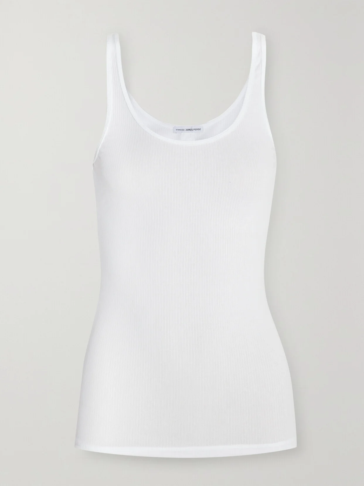 The Daily Ribbed Stretch-cotton Tank - 1