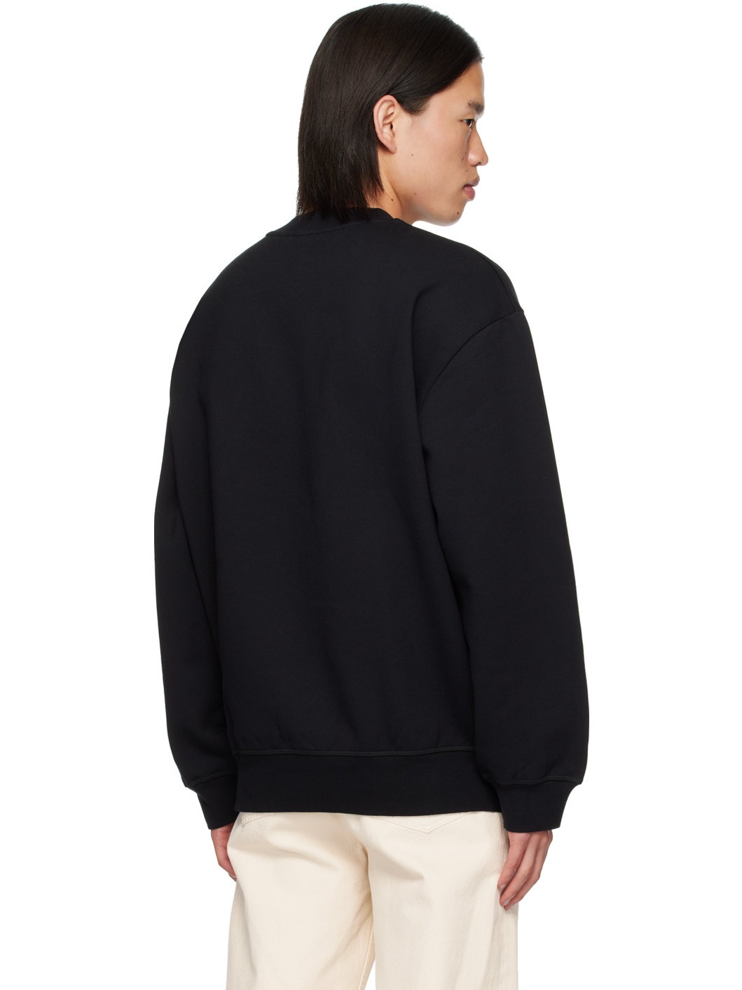 Black Oversize Grand 'V.P.C.' Sweatshirt - 3