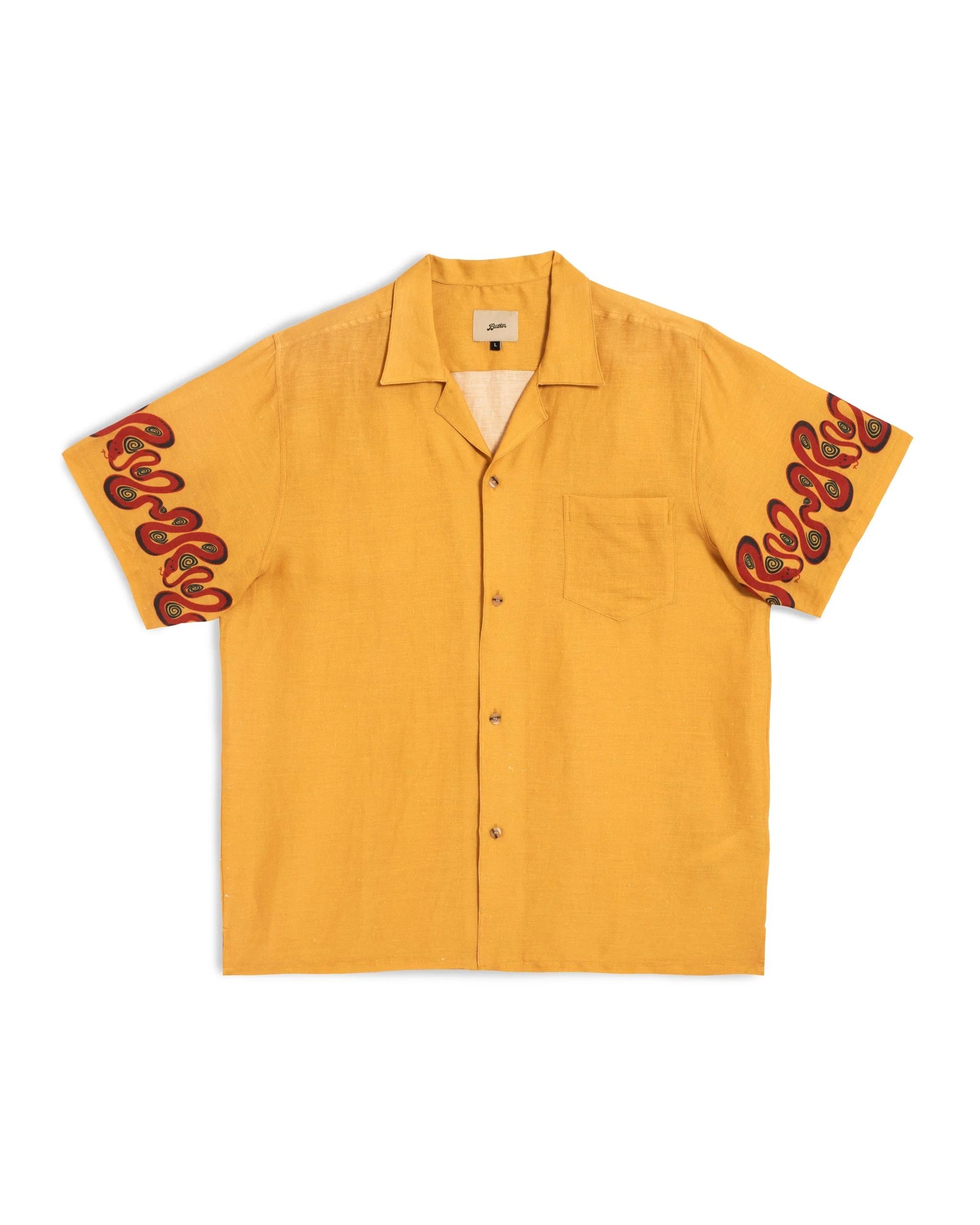 Ochre Dizzy Boa Camp Shirt - 1