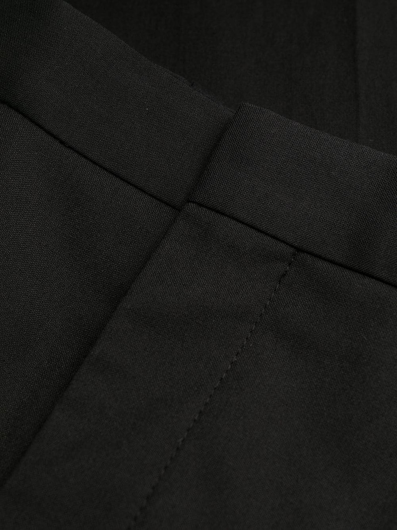 contrasting side panel cropped trousers 6
