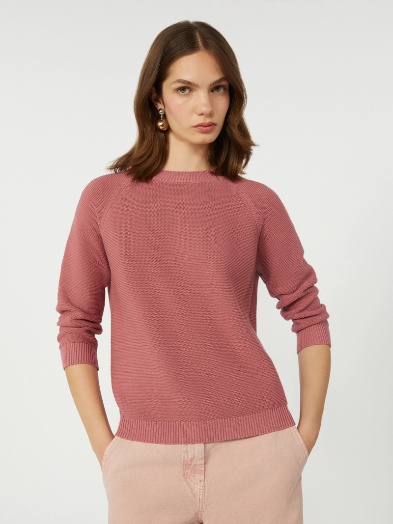 AERE Cotton sweater - ANTIQUE ROSE 5