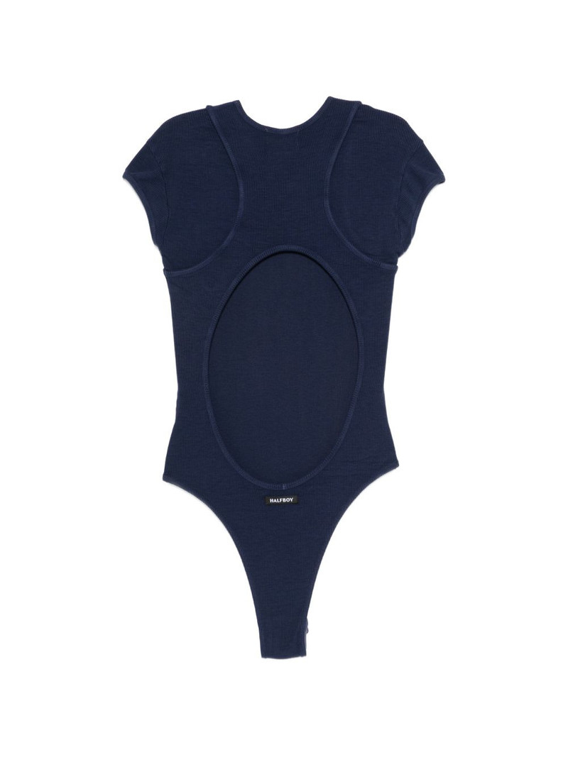 HALFBOY®️ ribbed open-back bodysuit outlook