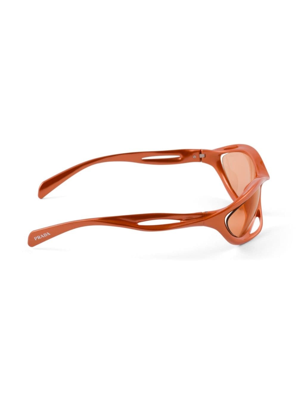 sculpted shield-frame sunglasses - 3