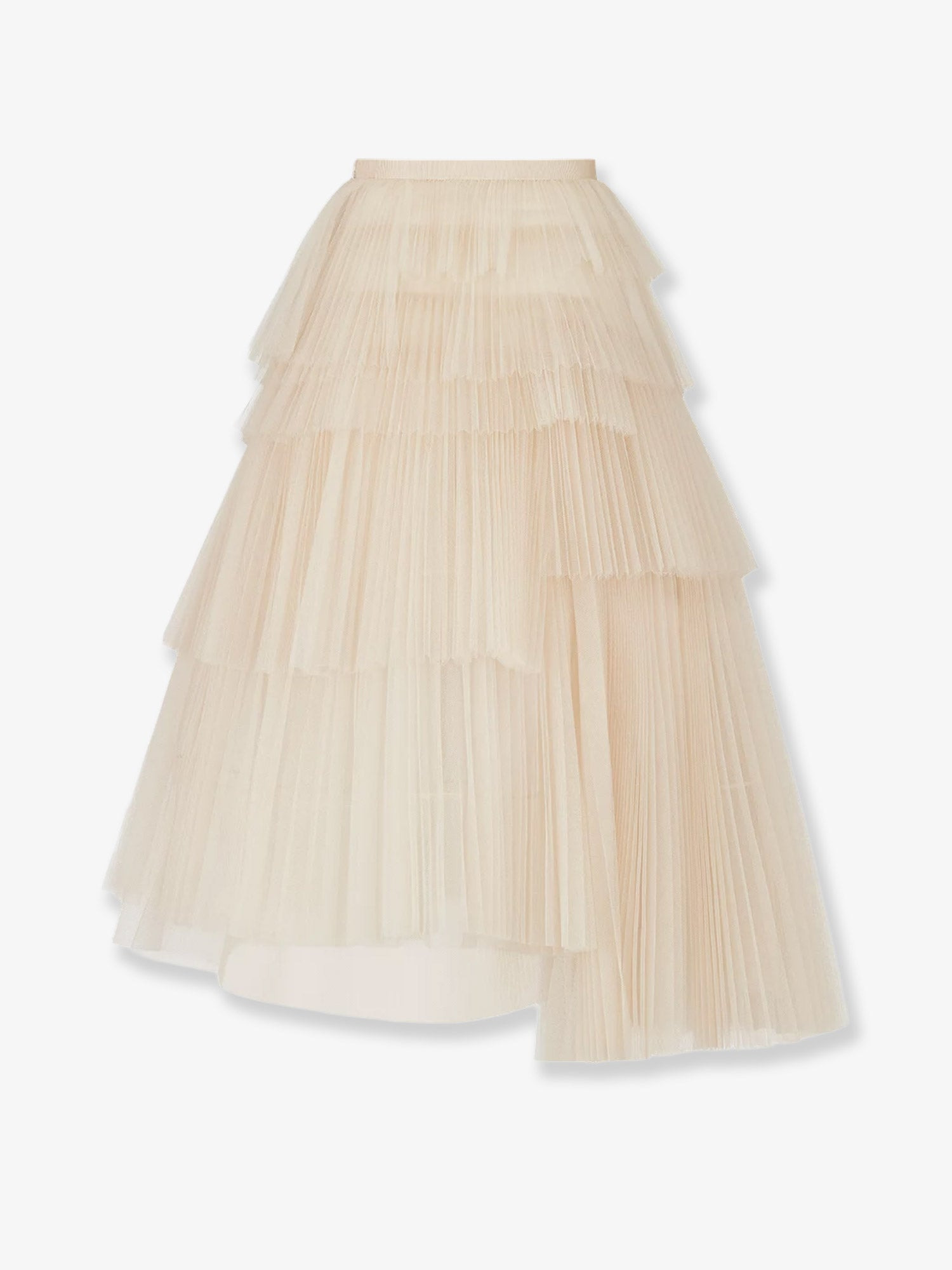 Dior Women Long Skirt With Tulle Flounces - 2