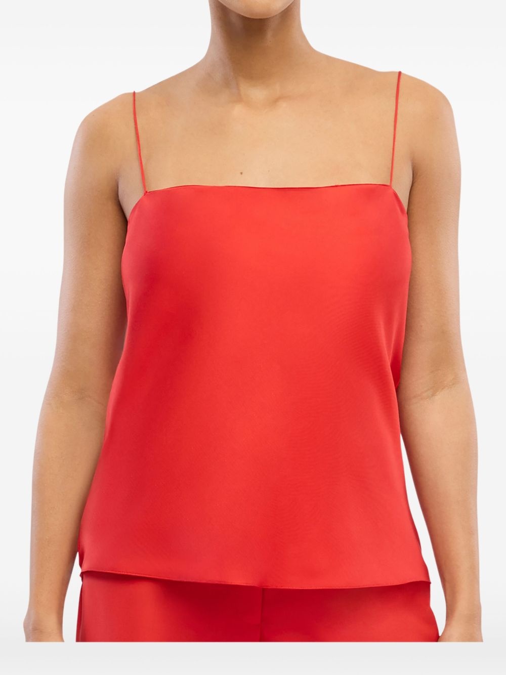 slip-on silk top - 5