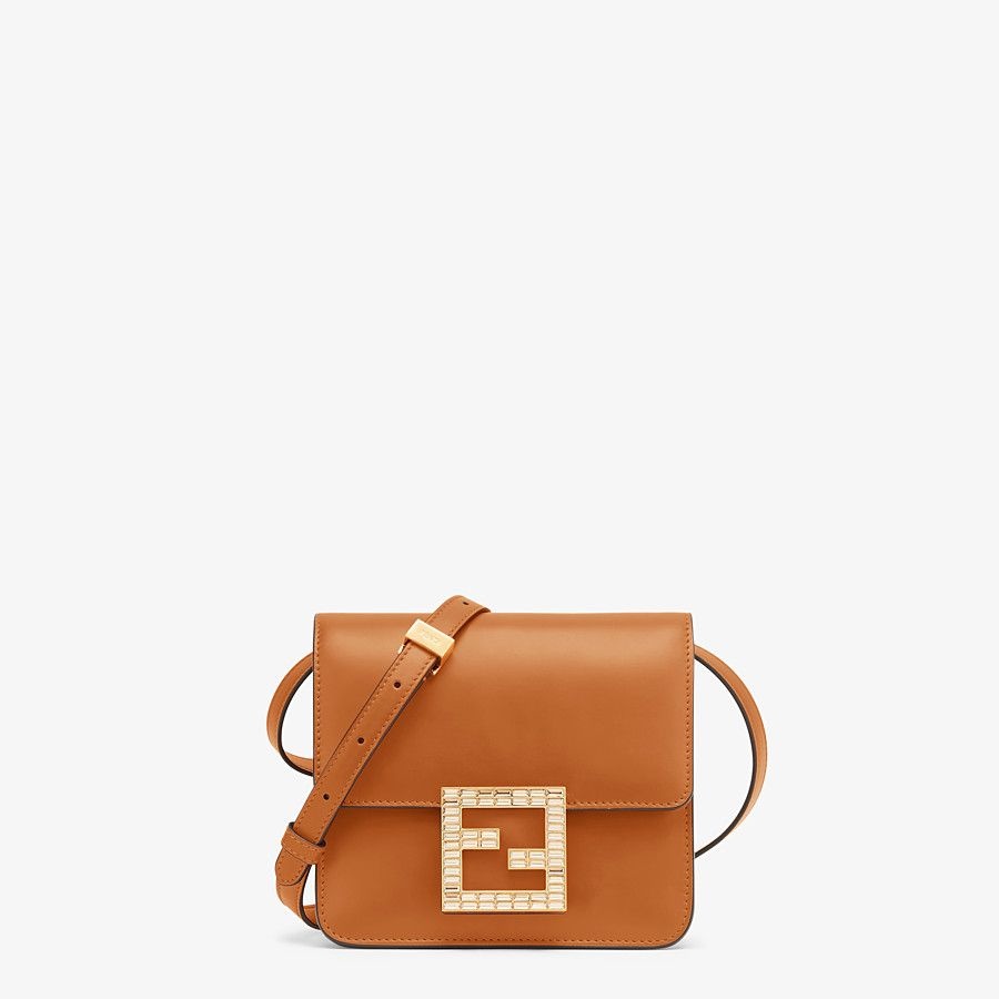 Brown leather bag - 1