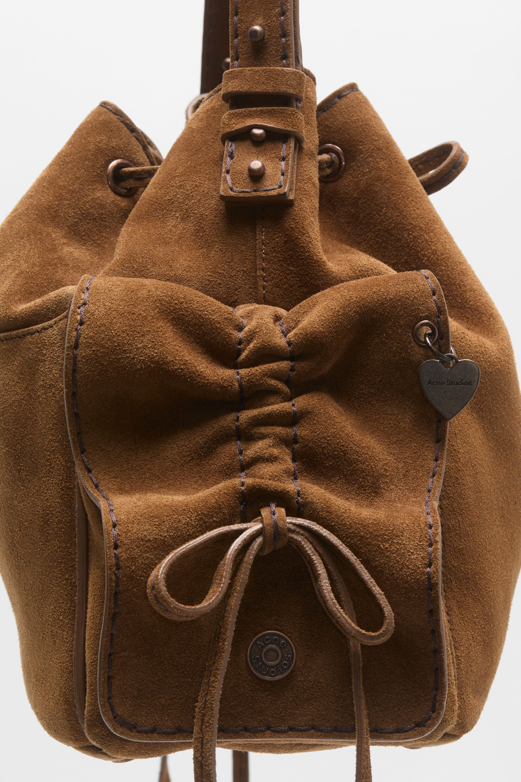 Multipocket Bucket Bag - Cognac brown - 4