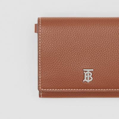 Burberry Small Grainy Leather Wallet with Detachable Strap outlook