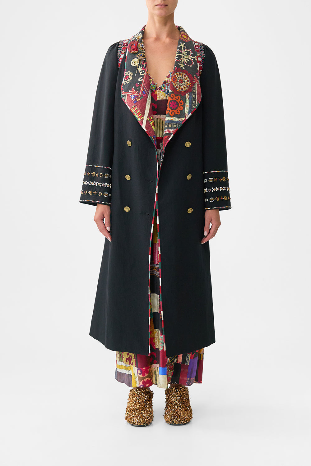 COAT WITH VEST DETAIL - 1