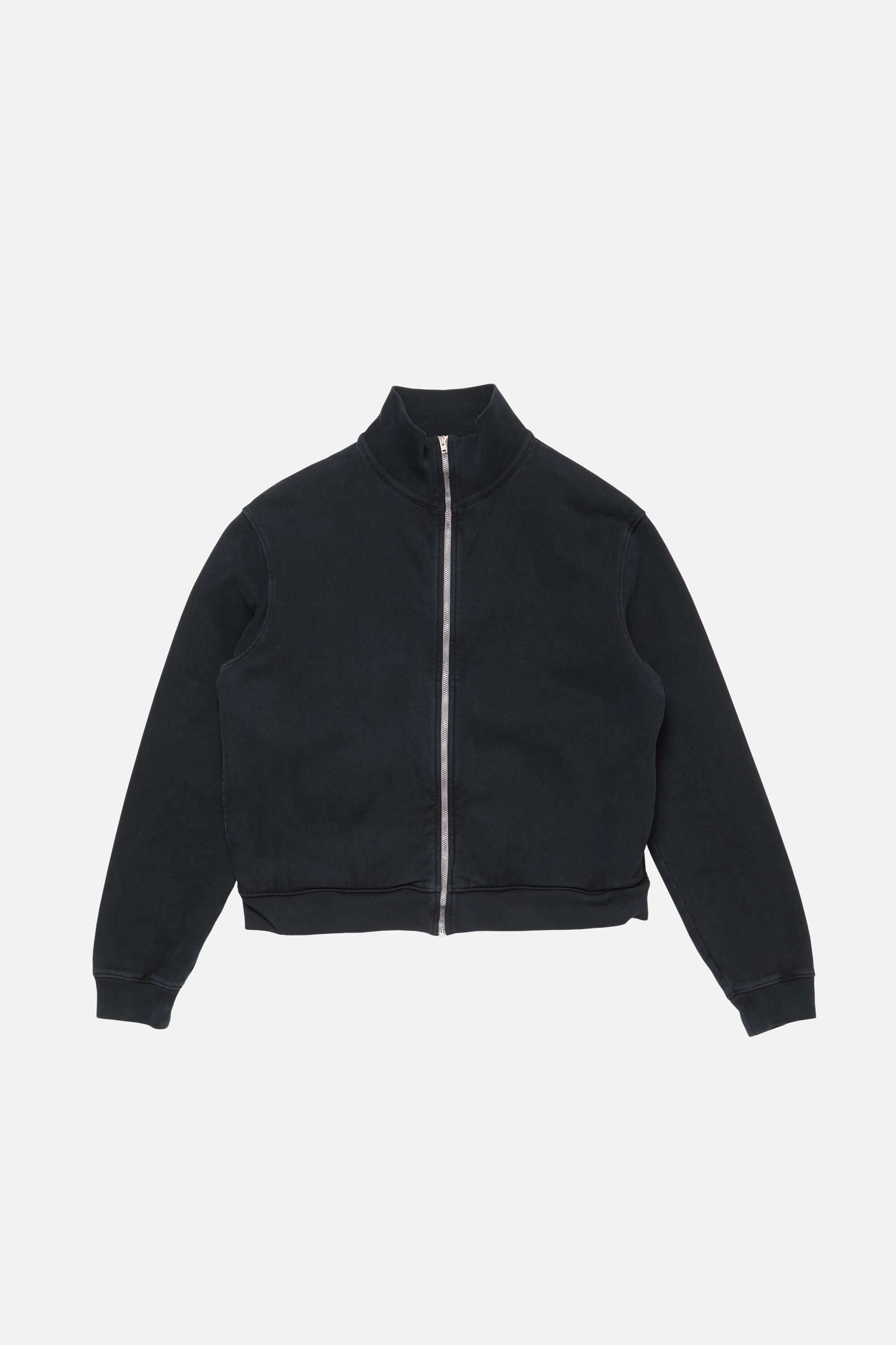 Acne Studios Zip-up sweatshirt - Faded black | REVERSIBLE