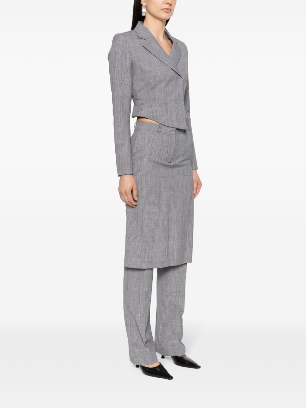 layered-design trousers - 3