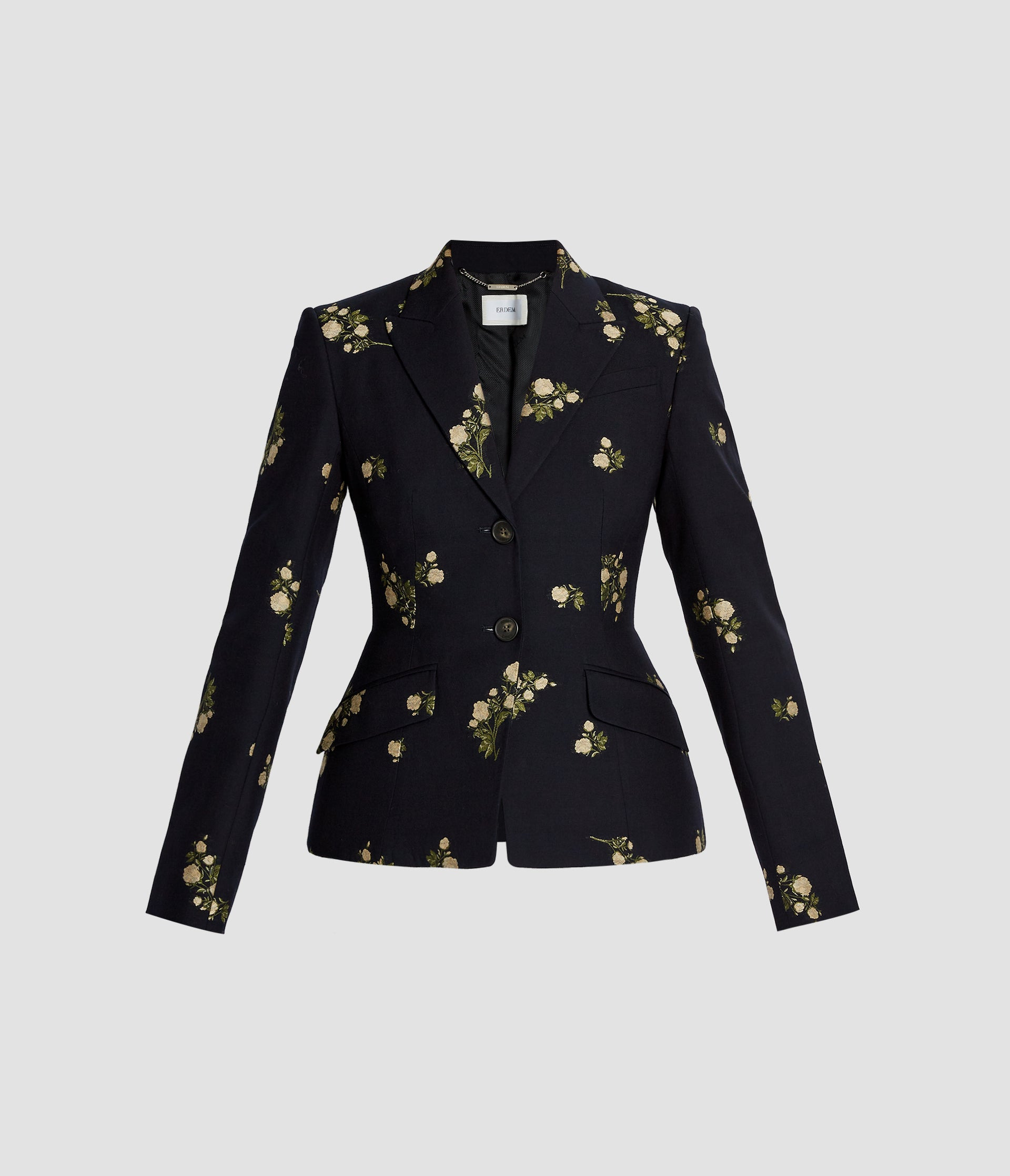 FITTED SINGLE BREASTED BLAZER - 1