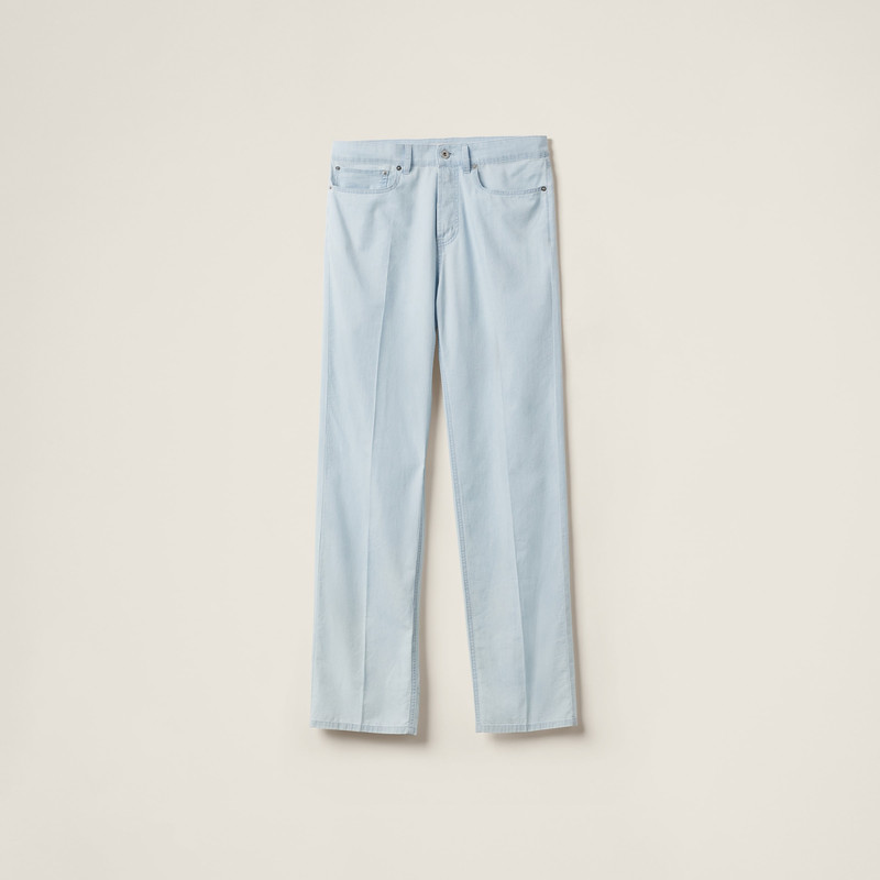 Five-pocket chambray denim jeans 1