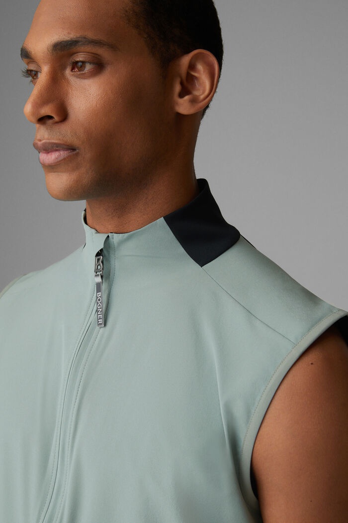 Fabian Waistcoat in Eucalyptus green - 5
