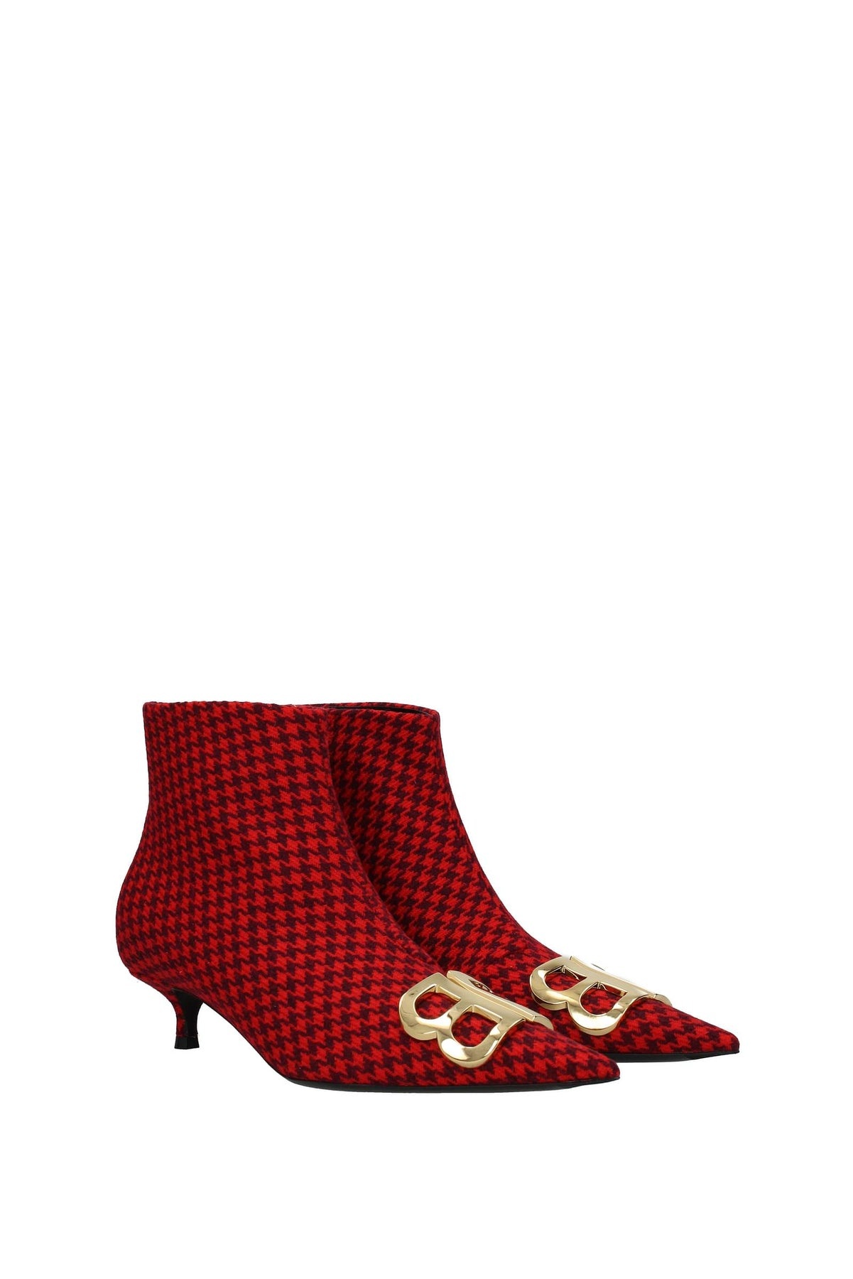 Ankle boots Fabric Red - 2