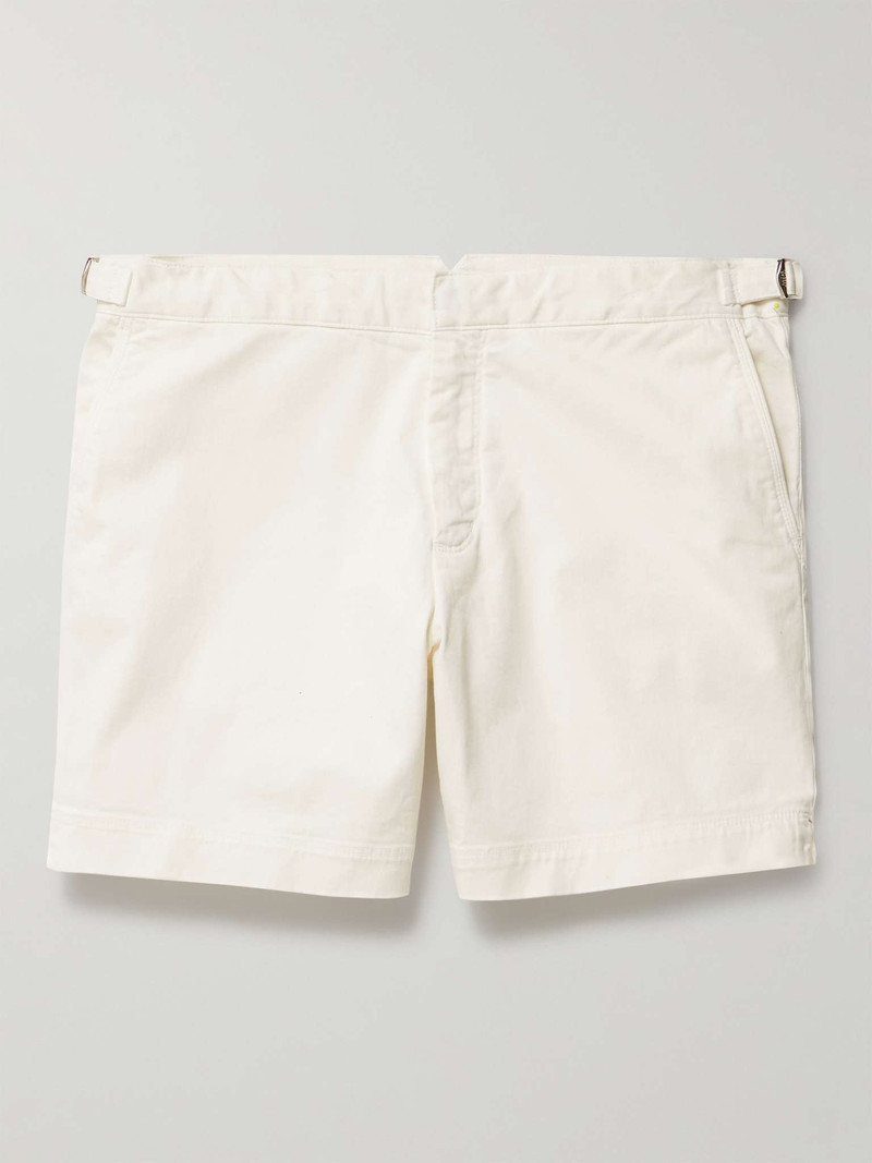 Bulldog Slim-Fit Stretch-Cotton Twill Shorts - 1