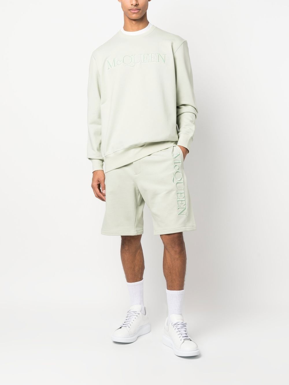 embroidered-logo bermuda shorts - 2