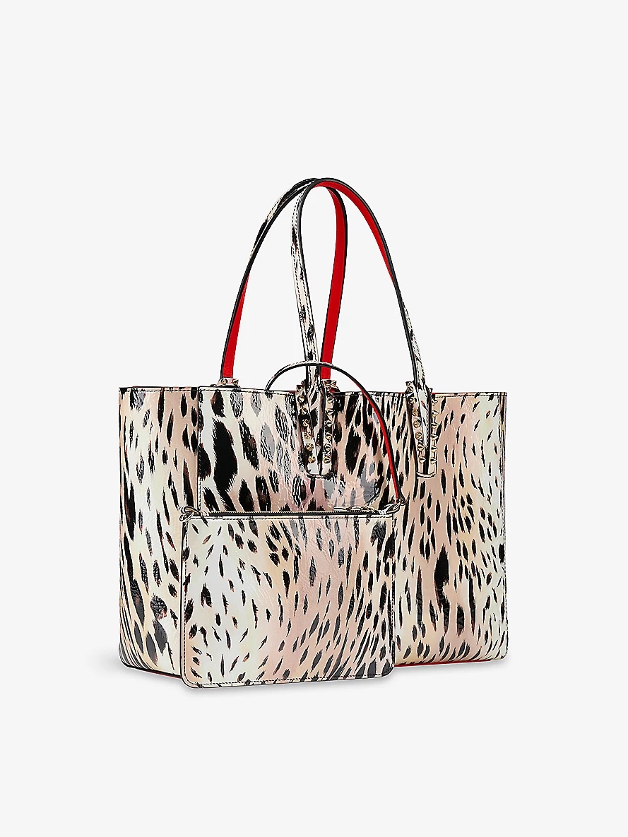 Cabata Small Cheetah Naplak Leather Tote Bag - 3