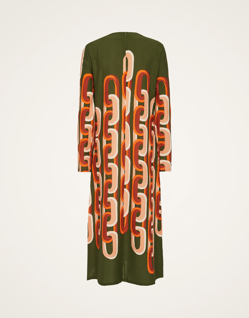 Long Sleeve Midi Swing Dress 3