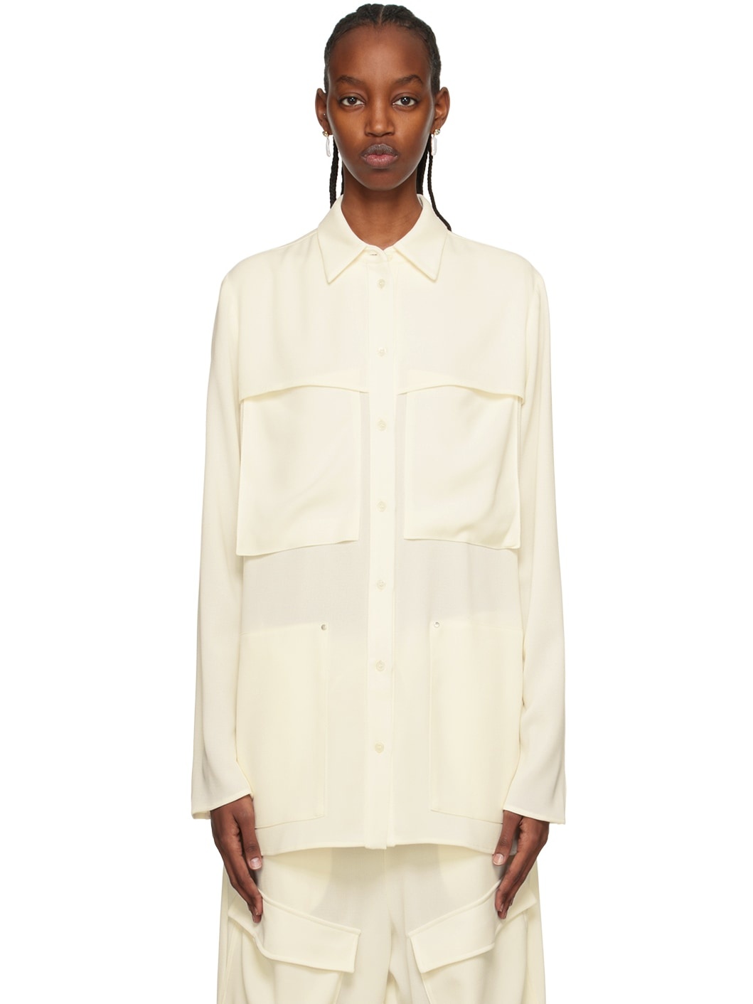 SSENSE Work Capsule – Off-White Herb Shirt - 1