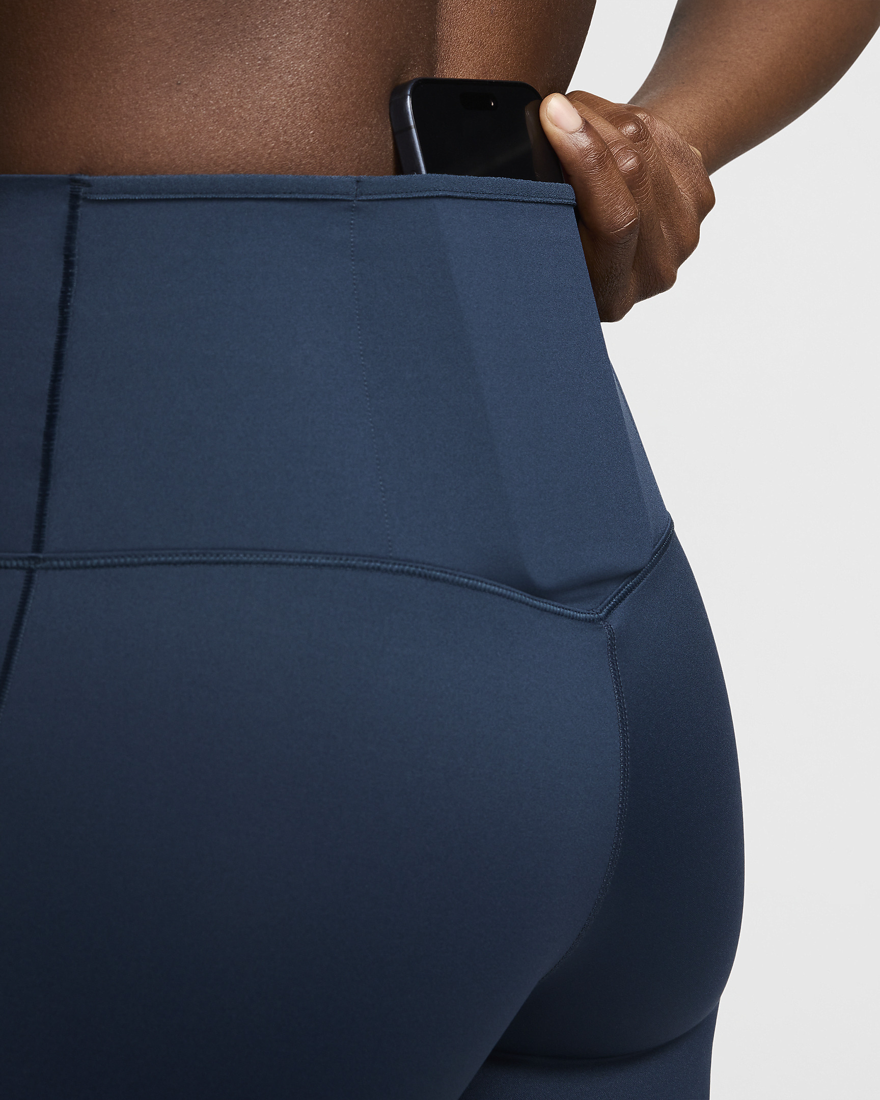 Nike Go Women's Firm-Support High-Waisted 8" Biker Shorts with Pockets - 8