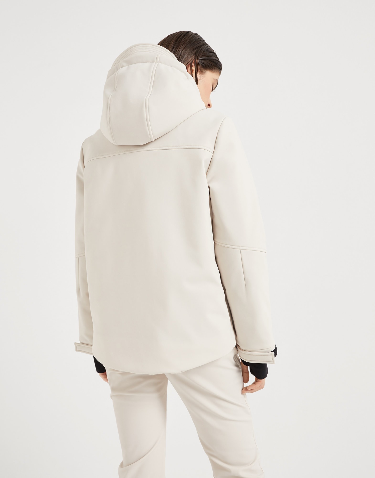 Bonded techno fabric hooded mountain jacket with Thermore® padding - 2