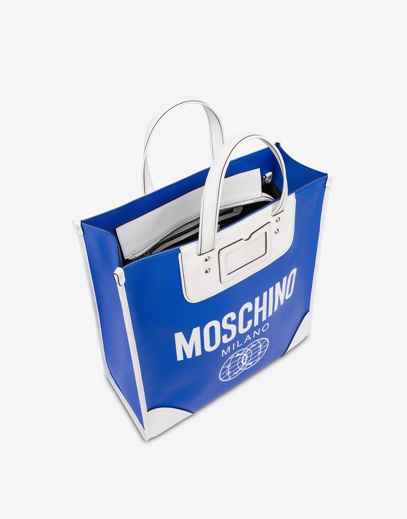 DOUBLE SMILEY® WORLD CALFSKIN SHOPPER BAG 3