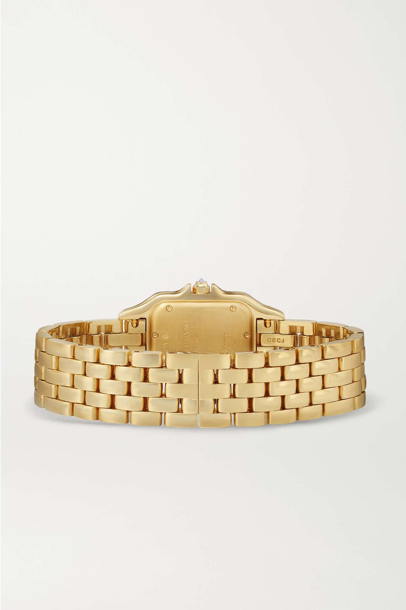 Panthère de Cartier medium 26.7mm 18-karat gold diamond watch 6