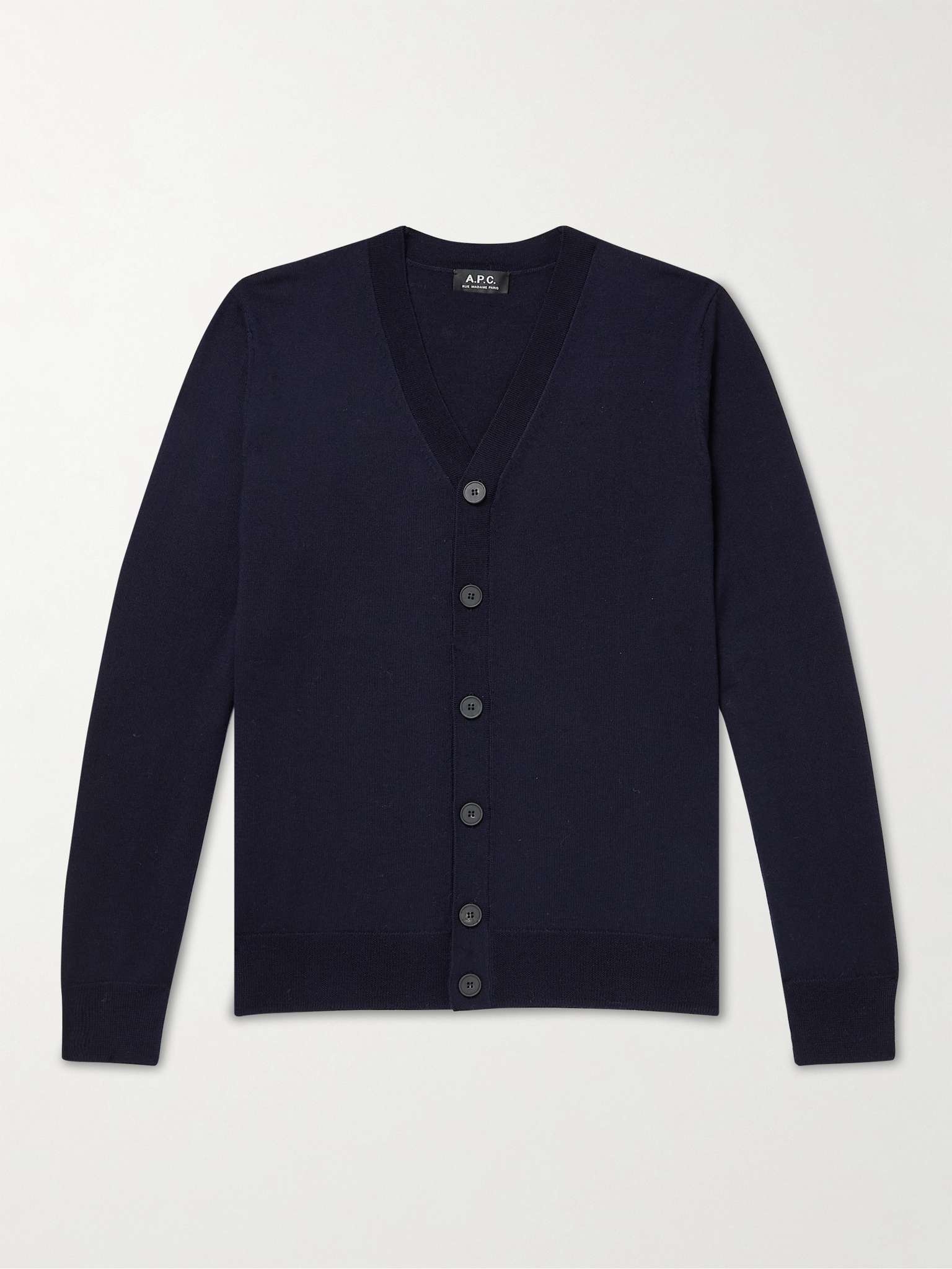 Samuel Slim-Fit Merino Wool Cardigan - 1