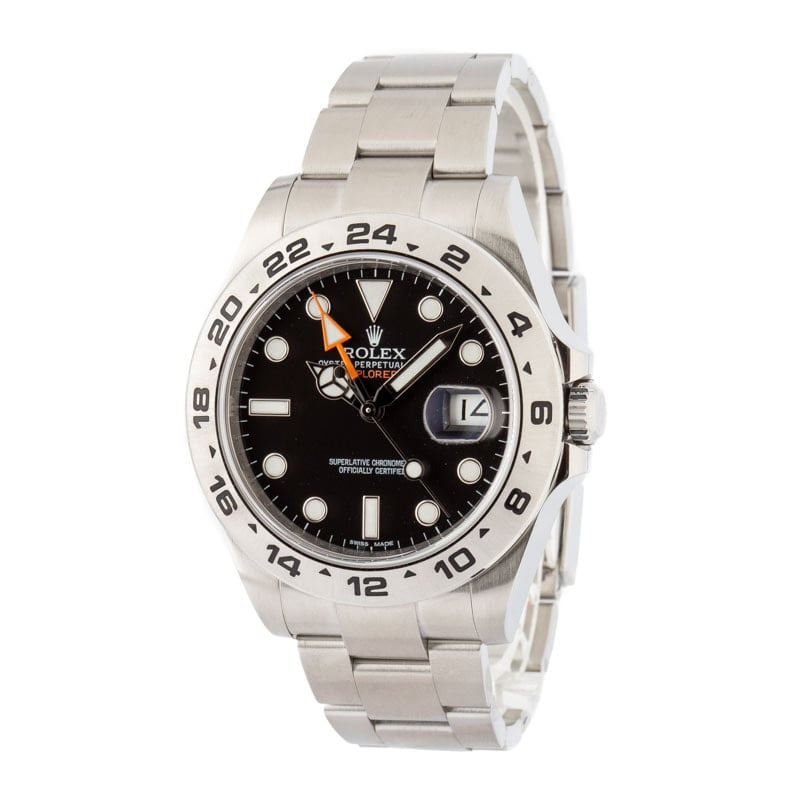 Rolex Explorer II Ref 216570 Black Chromalight Dial - 2