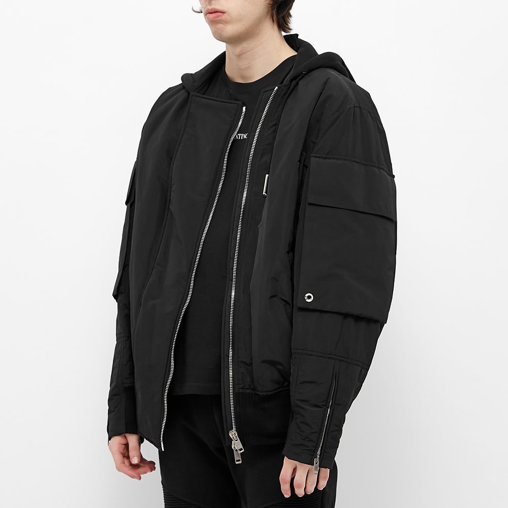 Givenchy Oversized Hooded Bomber Jacket - 5