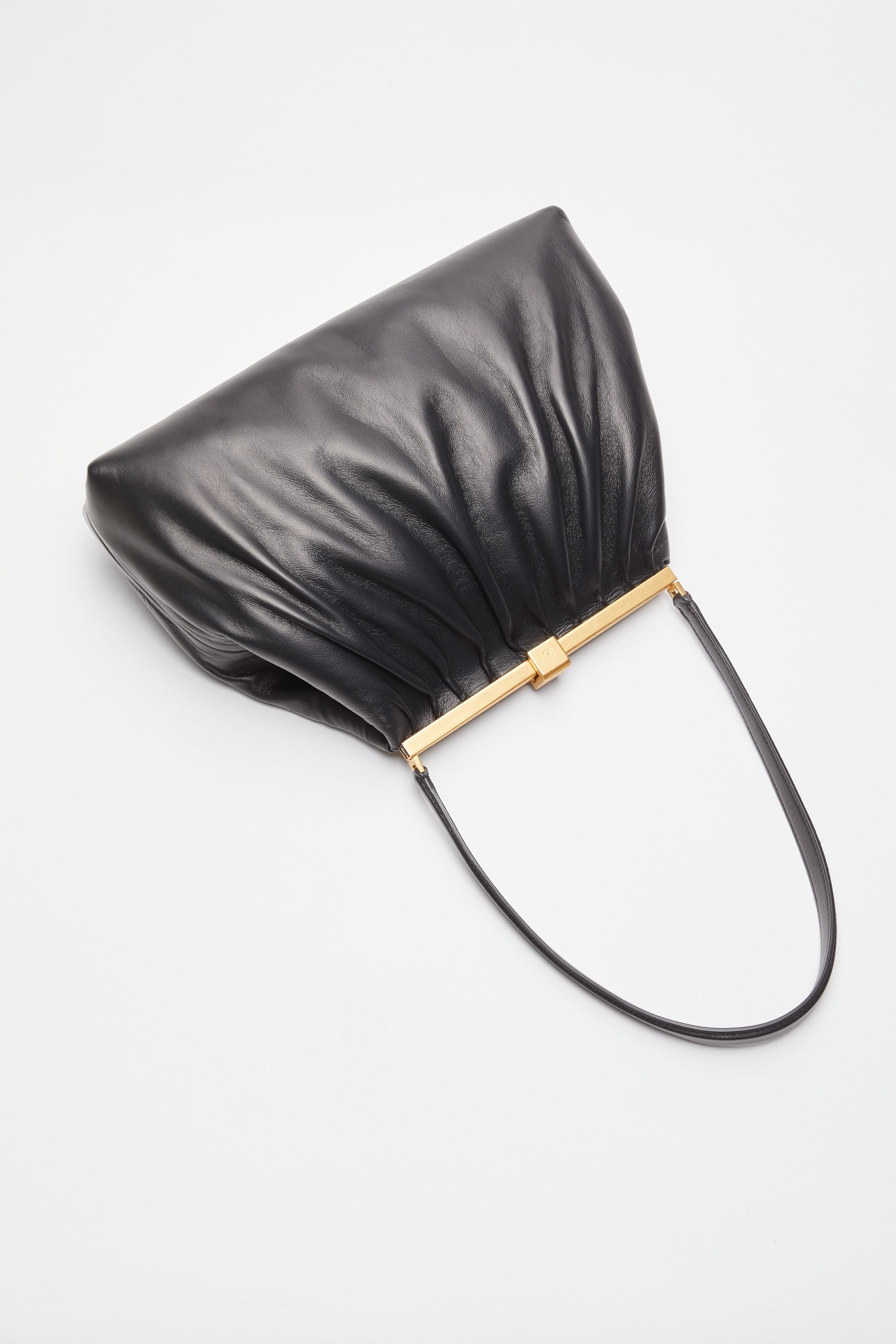 PUFFY JEANNE LEATHER SHOULDER BAG - 3