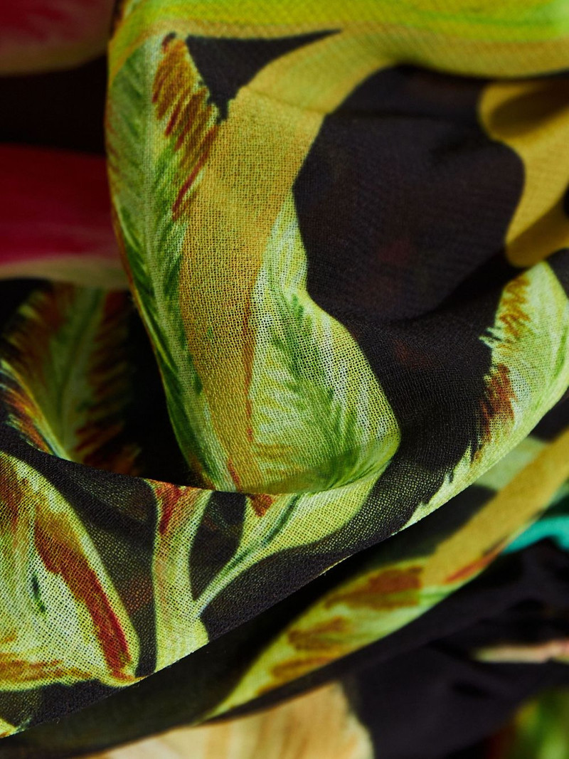 Tropicalia floral-pattern midi dress 4