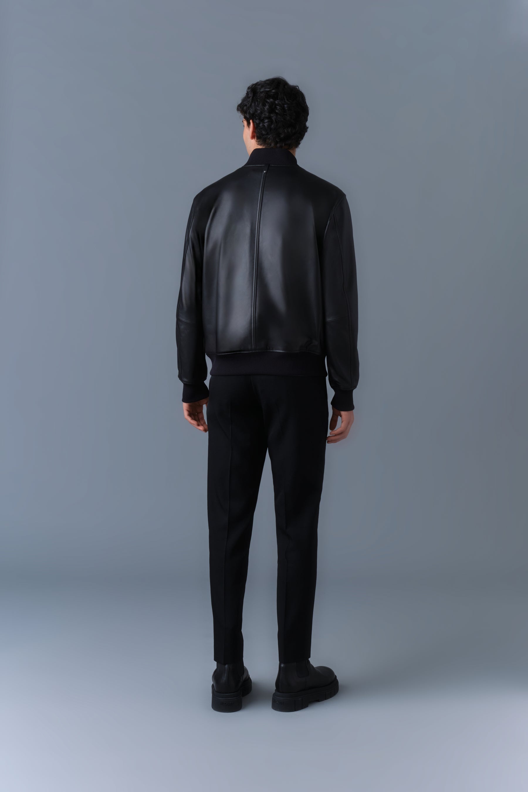 EASTON-R 2-in-1 lamb leather bomber jacket - 5