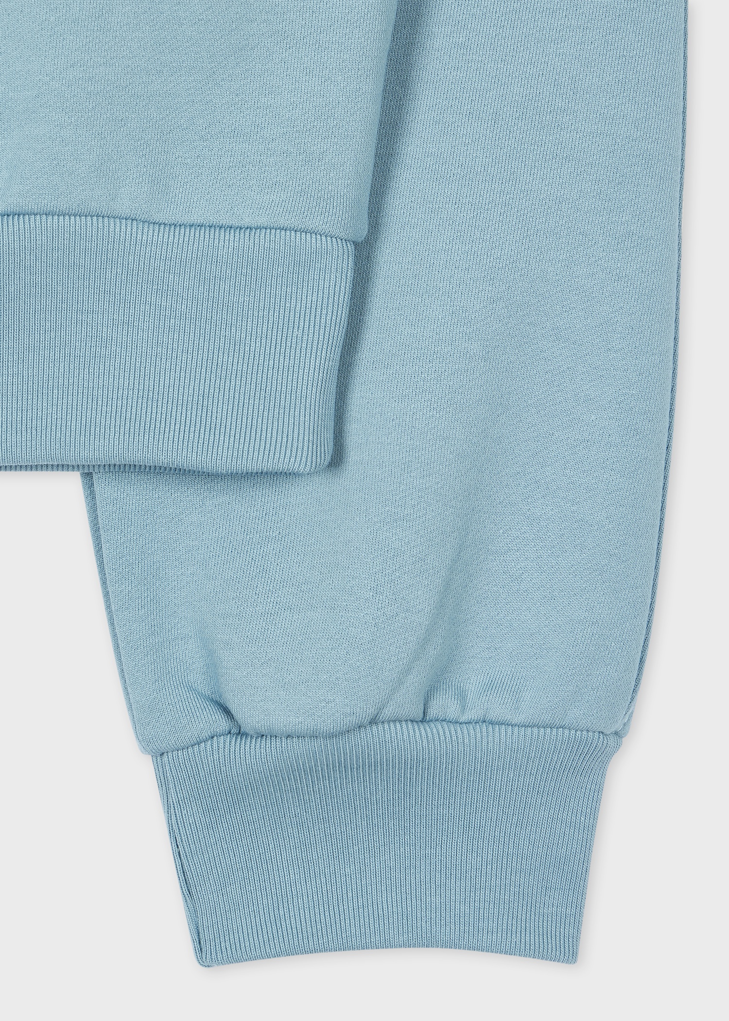 Women's Steel Blue Zebra Logo Cotton Sweatshirt - 2